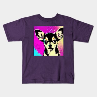 Chihuahua Pop Art Kids T-Shirt
